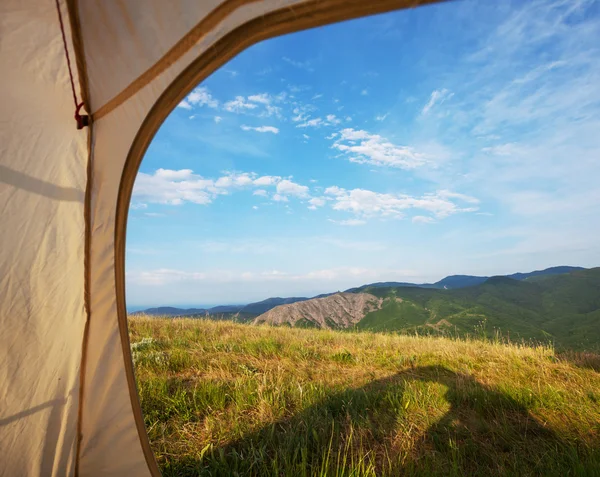 草原上的帐篷 — 图库照片