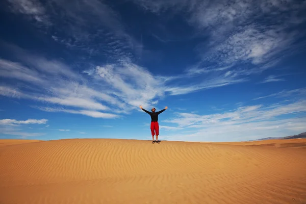 Wandeling in de woestijn — Stockfoto