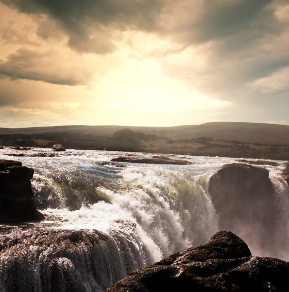 Cachoeira na Islândia — Fotografia de Stock