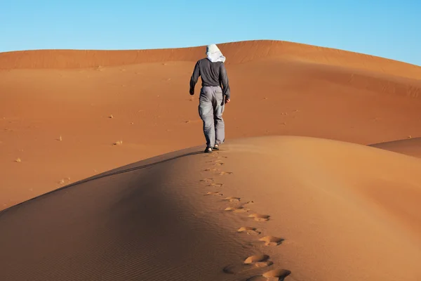 Caminhada no deserto — Fotografia de Stock