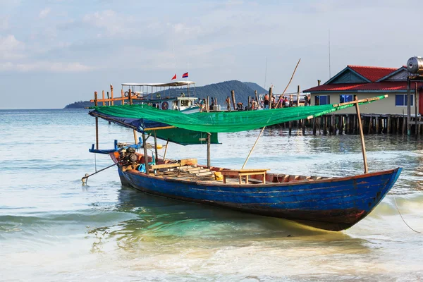 Barco no Camboja — Fotografia de Stock
