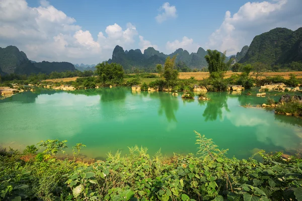 Ландшафты Вьетнама — стоковое фото