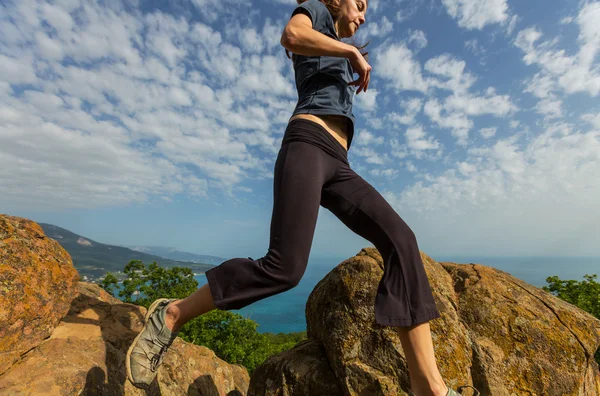 Running girl — Stock Photo, Image