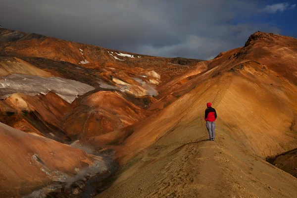 Caminata en Islandia — Foto de Stock