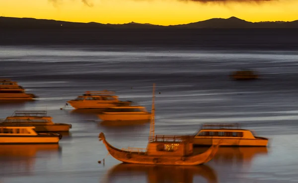 Titicaca di notte — Foto Stock