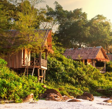 tropikal kulübeleri