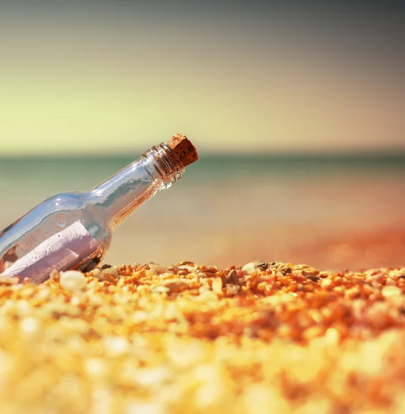 Bootle on beach — Stock Photo, Image