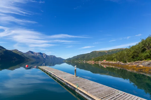 Jezero v Norsku — Stock fotografie