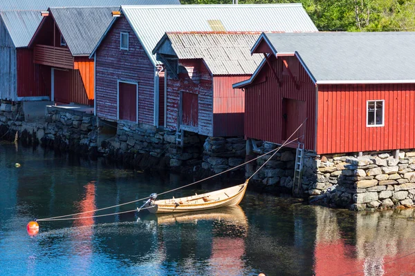 Cabanes en Norvège — Photo