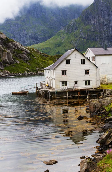 Cabañas en Noruega — Foto de Stock