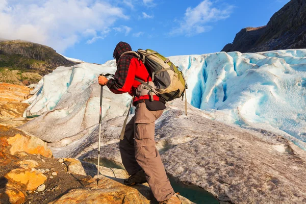 Escursione in Norvegia — Foto Stock