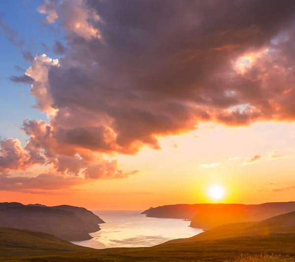 Escena del atardecer — Foto de Stock