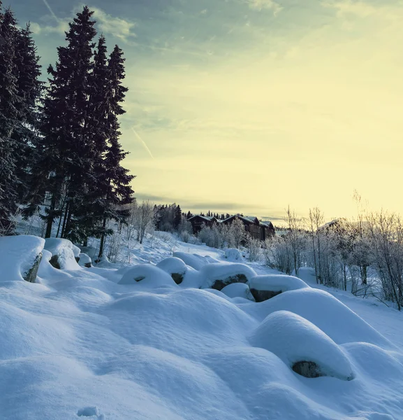 Winter resort — Stock Photo, Image