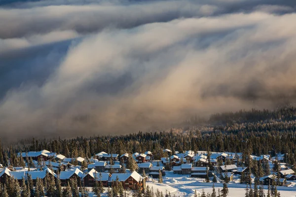 Skigebiet — Stockfoto