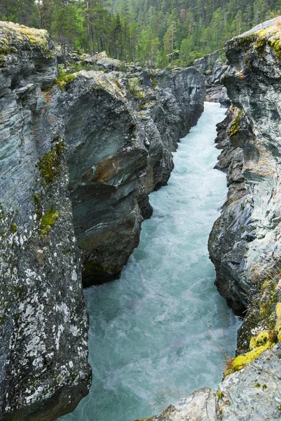 Río en Noruega — Foto de Stock