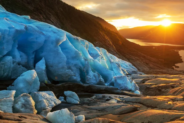 Glaciar en Noruega — Foto de Stock