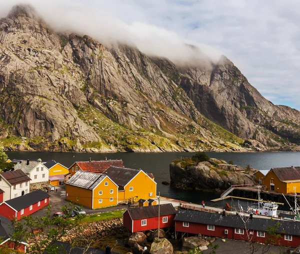 Cabañas en Noruega — Foto de Stock