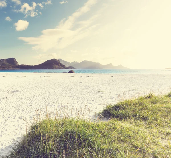 Praia em norway — Fotografia de Stock