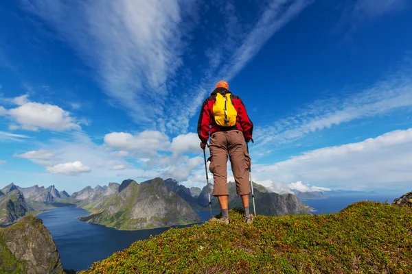 Túru v lofoten — Stock fotografie