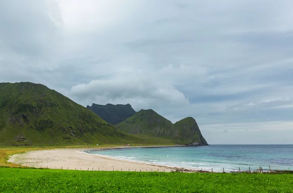 Praia em Lofoten — Fotografia de Stock