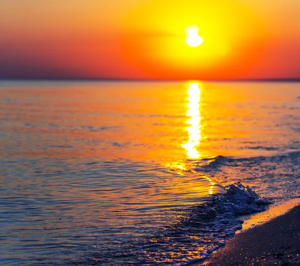 Tramonto sul mare — Foto Stock