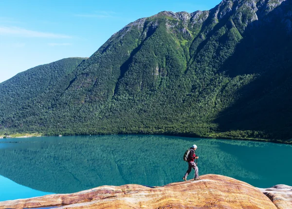 Randonnée en Norvège — Photo