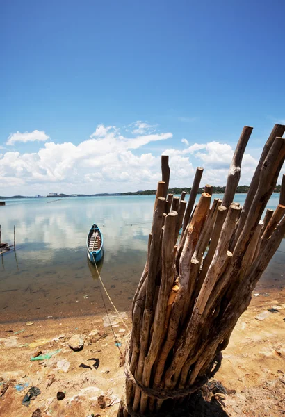 Sri Lanka 'da tekne — Stok fotoğraf