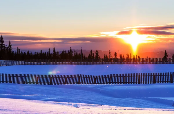 Winter resort — Stock Photo, Image