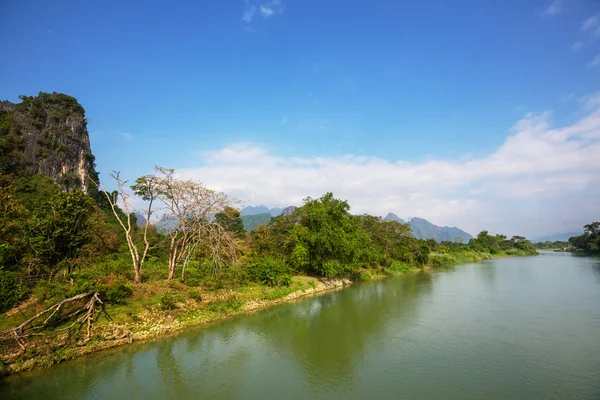 Sungai di Laos — Stok Foto