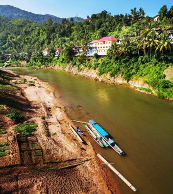 River in Laos clipart