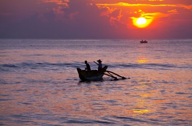 Sri Lanka 'da tekne