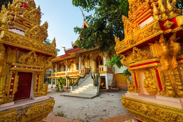 Templo no laos — Fotografia de Stock