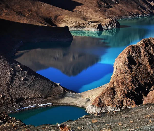 Jezero v Tibetu — Stock fotografie
