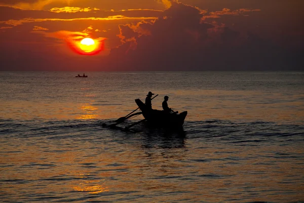 Sri Lanka 'da tekne — Stok fotoğraf