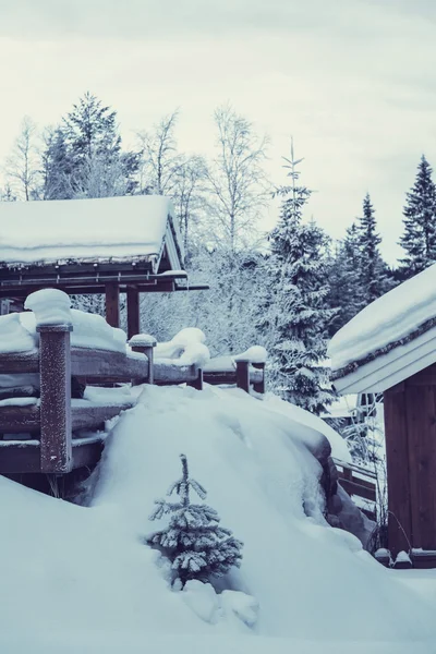 Località invernale — Foto Stock