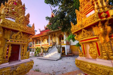 Temple in Laos clipart