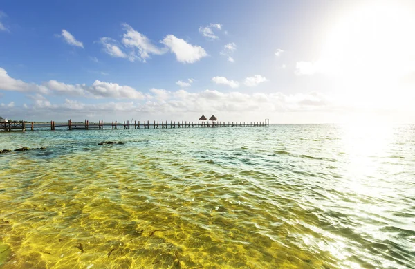 Strandpromenade am Strand — Stockfoto