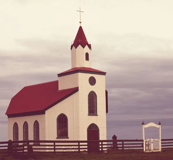 Iglesia en Islandia — Foto de Stock