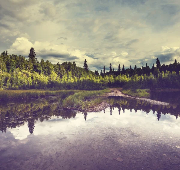 Sjön på alaska — Stockfoto