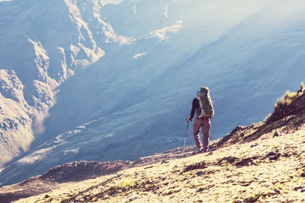 Hike in Bolivia — Stock Photo, Image