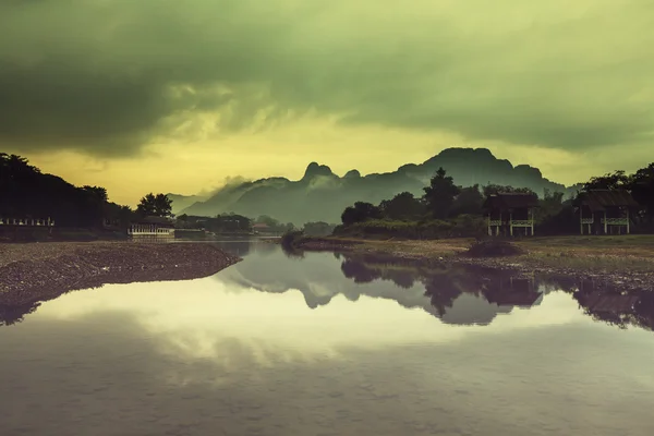 Rio no Laos — Fotografia de Stock