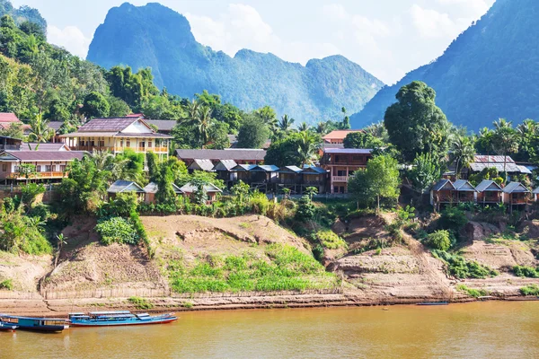 Flod i laos — Stockfoto