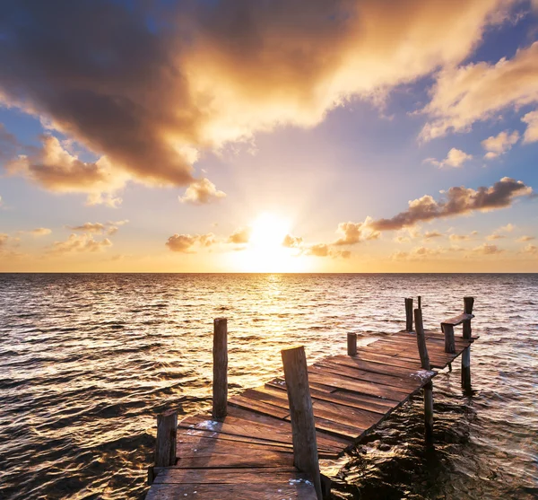 Strandpromenade am Strand — Stockfoto