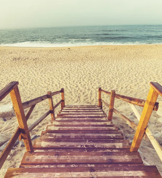 Strandpromenaden på stranden — Stockfoto