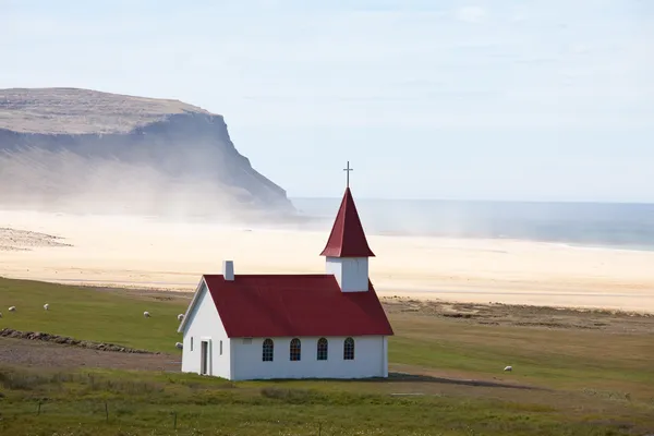 Kościół w Islandii — Zdjęcie stockowe