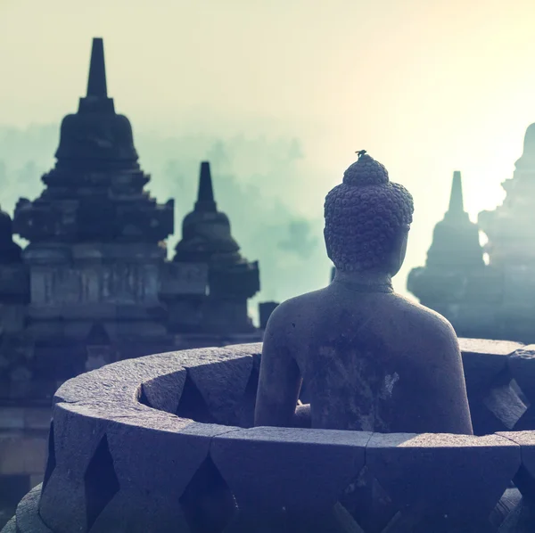 Borobudur Tapınağı, java — Stok fotoğraf