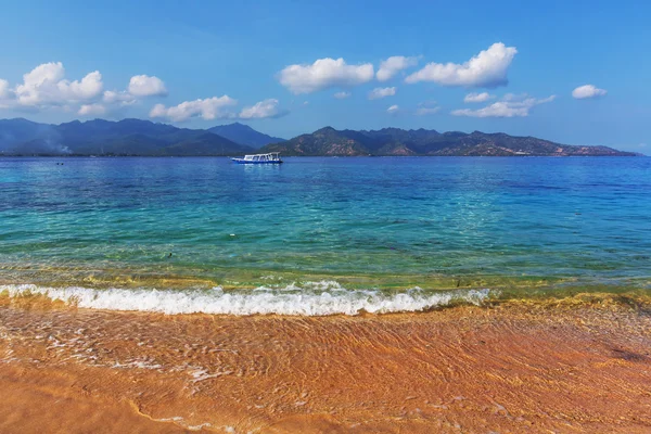 Strand op gili — Stockfoto