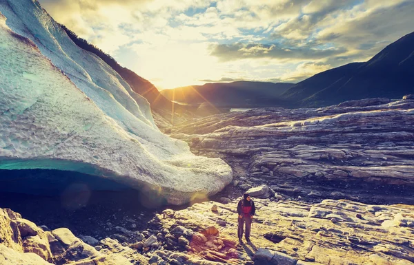 Caminata en Noruega — Foto de Stock