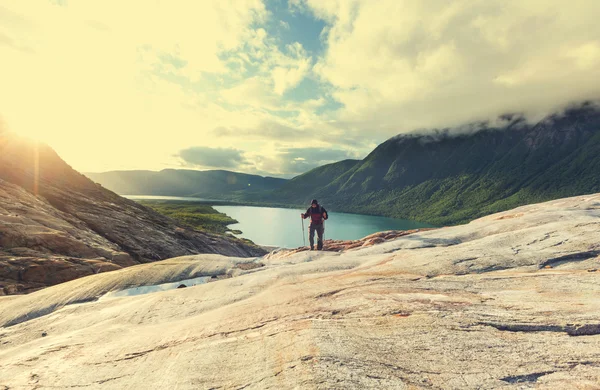 Wanderung in Norwegen — Stockfoto
