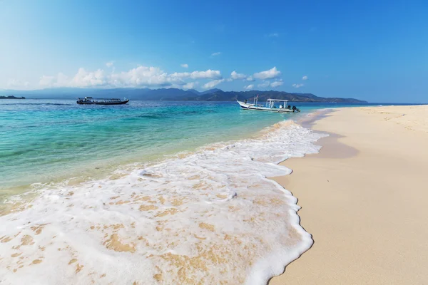 Strand op gili — Stockfoto